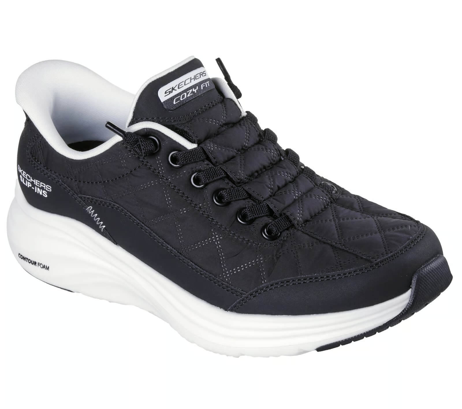 Skechers Slip-ins: Contour Foam 150404 BKW Shoes
